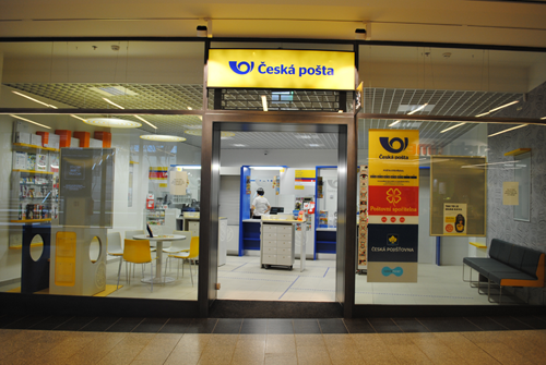 Pobočka České pošty v obchodně administrativním centru Florentinum