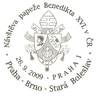Příležitostné razítko - NÁVŠTĚVA PAPEŽE BENEDIKTA XVI 26.9.2009 - PRAHA 1 