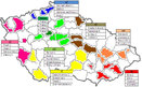 Přehled 33 nových poboček České pojišťovny na České poště