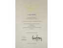 Diplom z 13. olympijského kongresu v Kodani - 