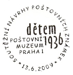 Soutěžní návrhy poštovních známek <b>dětem 1936</b> Poštovní muzeum Praha 1