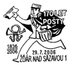 170 let pošty, Žďár n. Sázavou