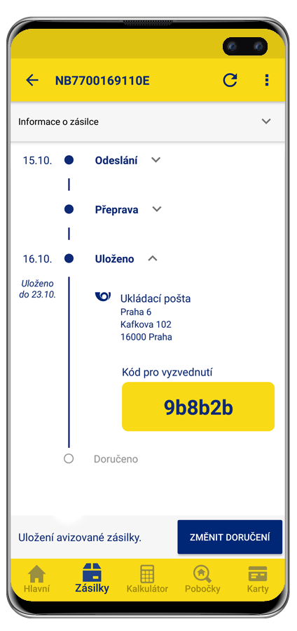 Mobilní aplikace Pošta Online  nabízí nové funkcionality - 2019 - Česká  pošta