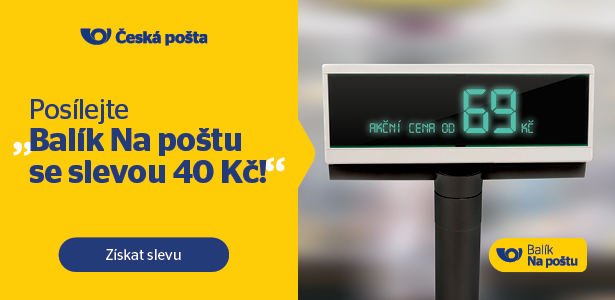 Sleva balik na postu