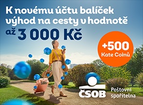 K novému účtu balíček výhod na cesty