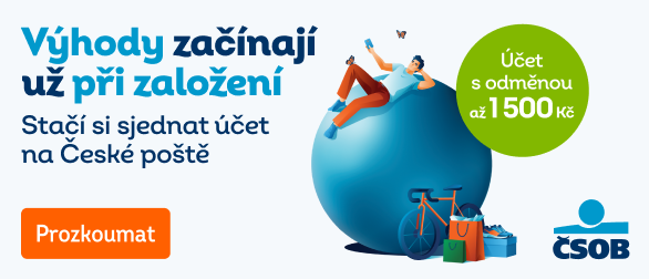Výhody začínají při založení